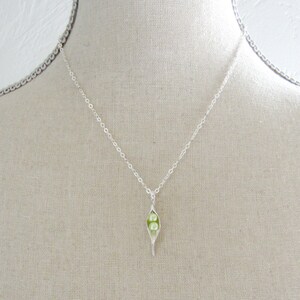 Two Peas In The Pod Necklace, Best Friends Jewelry, Peapod Necklace, 2 Pea Pod Necklace, Twin Jewelry, Two Peas In A Pod Jewelry, Sweet Pea image 3