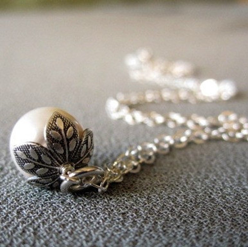 freshwater pearl necklace etsy