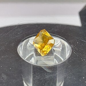 0.48CT Rare Natural Diamond, Intense Fancy Orangish Yellow Loose Natural Diamond