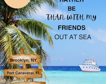 Digital cruise door sign, cruise door decoration, cruise door banner, personalized cruise door sign , customized cruise door poster