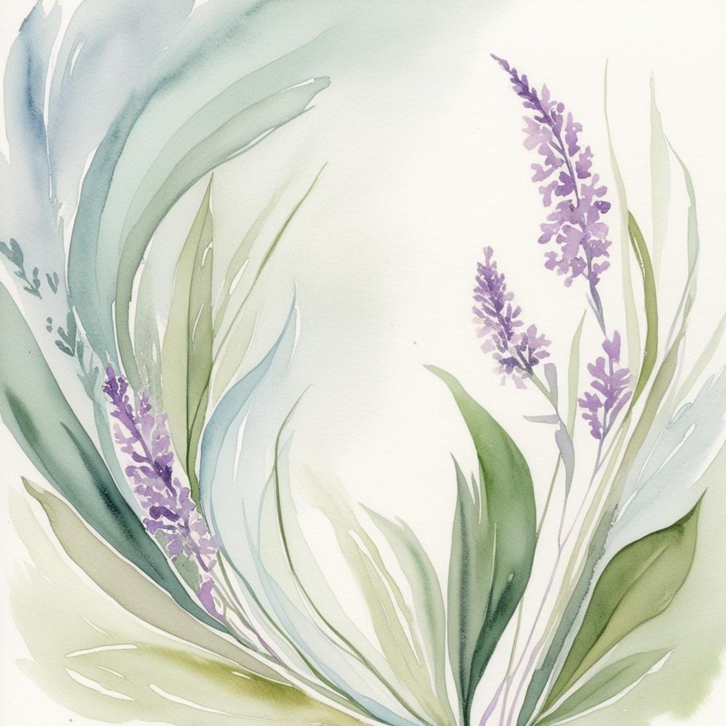 Watercolor Floral Art Print Pastel Wall Art Demure Poster Downloadable ...