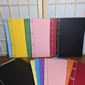 Hand-Bound Notebooks A4 (Blank Pages) - Japanese Traditional Bindings - Noble, Tortoise Shell, Hemp Leaf Binding