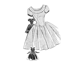 black basque dress