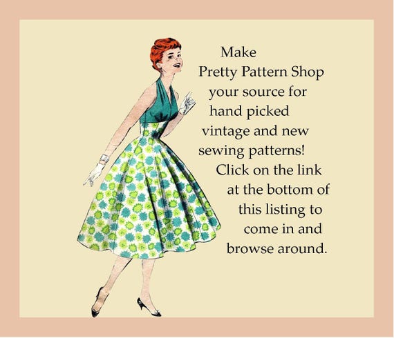 1950s Sheath Dress Pattern Slim Blouson Roll Collar Dress Etsy