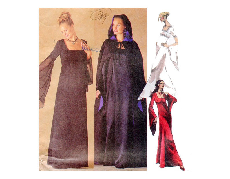 McCall/'s 2810 Formal Lined Gown /& Cape Pattern