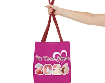 Torba typu „Fix Your Mix” z 2026 roku | Wzór różowego serca