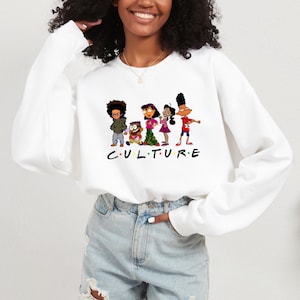 Black Cartoon Characters Sweatshirt,Juneteenth Shirt,BLM T-shirt,Freedom Shirt,Black Culture Shirt,Black Owned Shirt,Black Girl Magic Shirt
