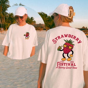 Comfort Colors® Erdbeere Festival 1968 Shirt, A Berry Good Times T-Shirt, Erdbeer-Liebhaber-Shirt, Retro Erdbeere, trendiges Erdbeer-T-Shirt