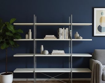 1990s Vintage White IKEA Enetri Shelf by Danish Designer Niels