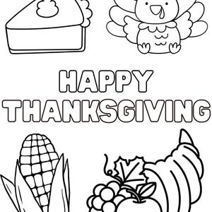 Thanksgiving Coloring Pages
