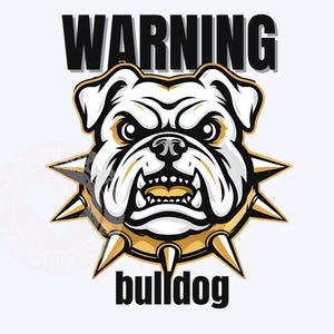 Bulldog Clipart - High-Quality PNG with Transparent Background - 5370x5370 px"