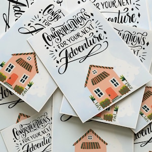 Afdrukbare verhuiskaart | Nieuw huis aankondiging | afscheid kaart | Welkomstkaart nieuwe woning |afscheid buren vrienden |housewarming