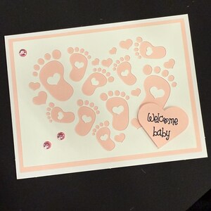 Bienvenue bébé | Nouvelle carte bébé | Carte pour nouveau-né | Carte bébé