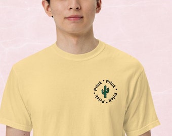 Men's Basic "Prick" Cactus Tee Shirt/T-Shirt