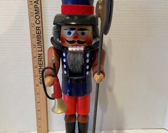 Vintage Volkskunst Steinbach German Nutcracker - Soldier/Guard