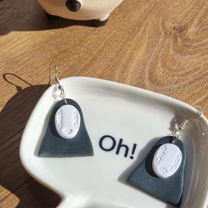 No Face Earrings and Necklace (Spirited Away)