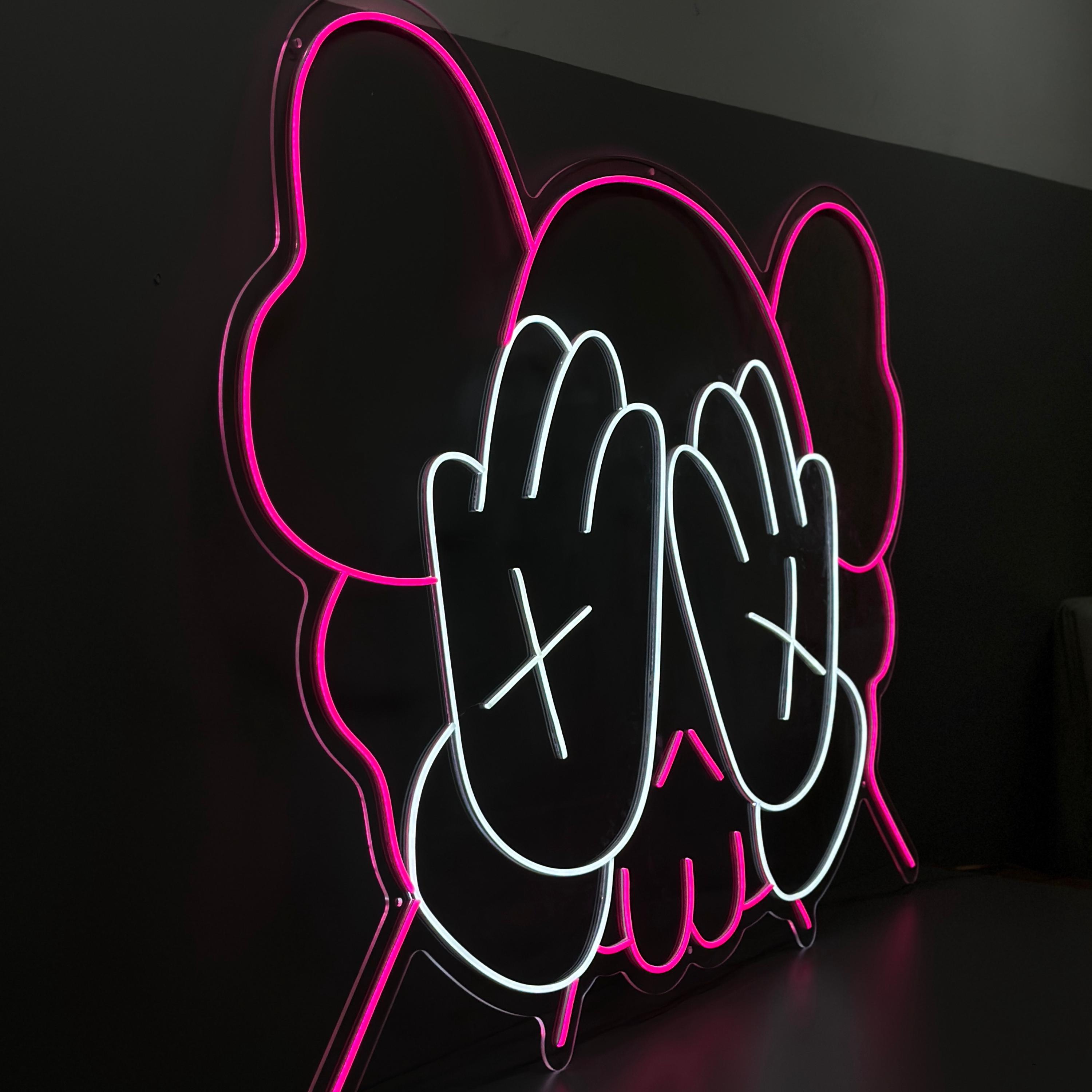 Kaws Neon Sign - Etsy Kaws Neon Sign - Etsy