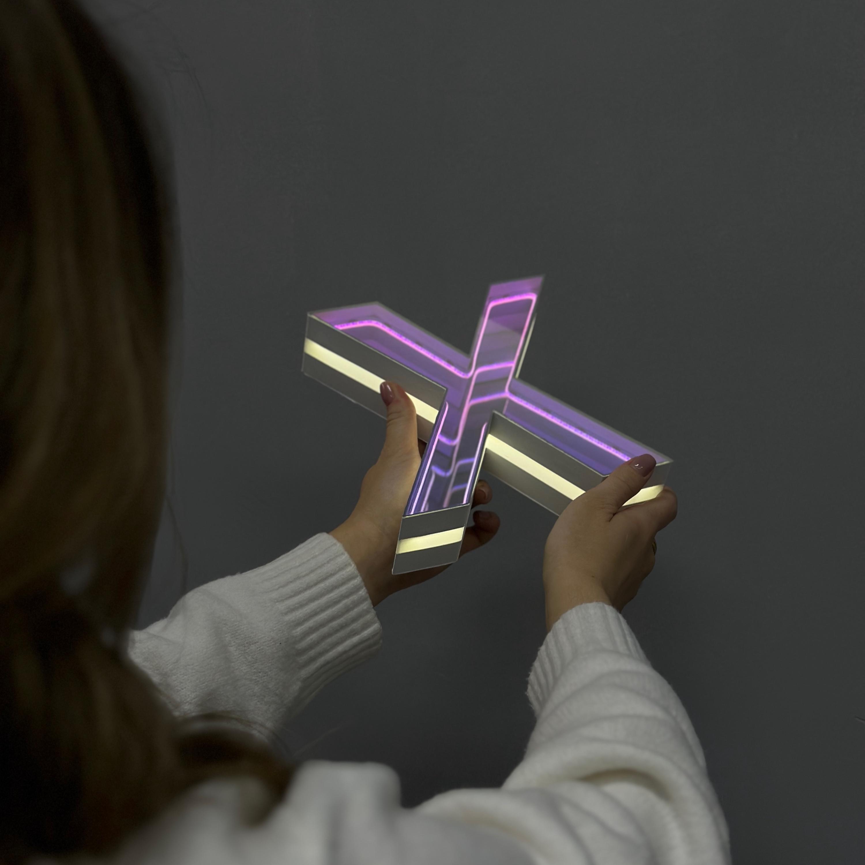 Custom 3D Letter Sign, LED Letter Light, Infinity Mirror Art, Custom ...