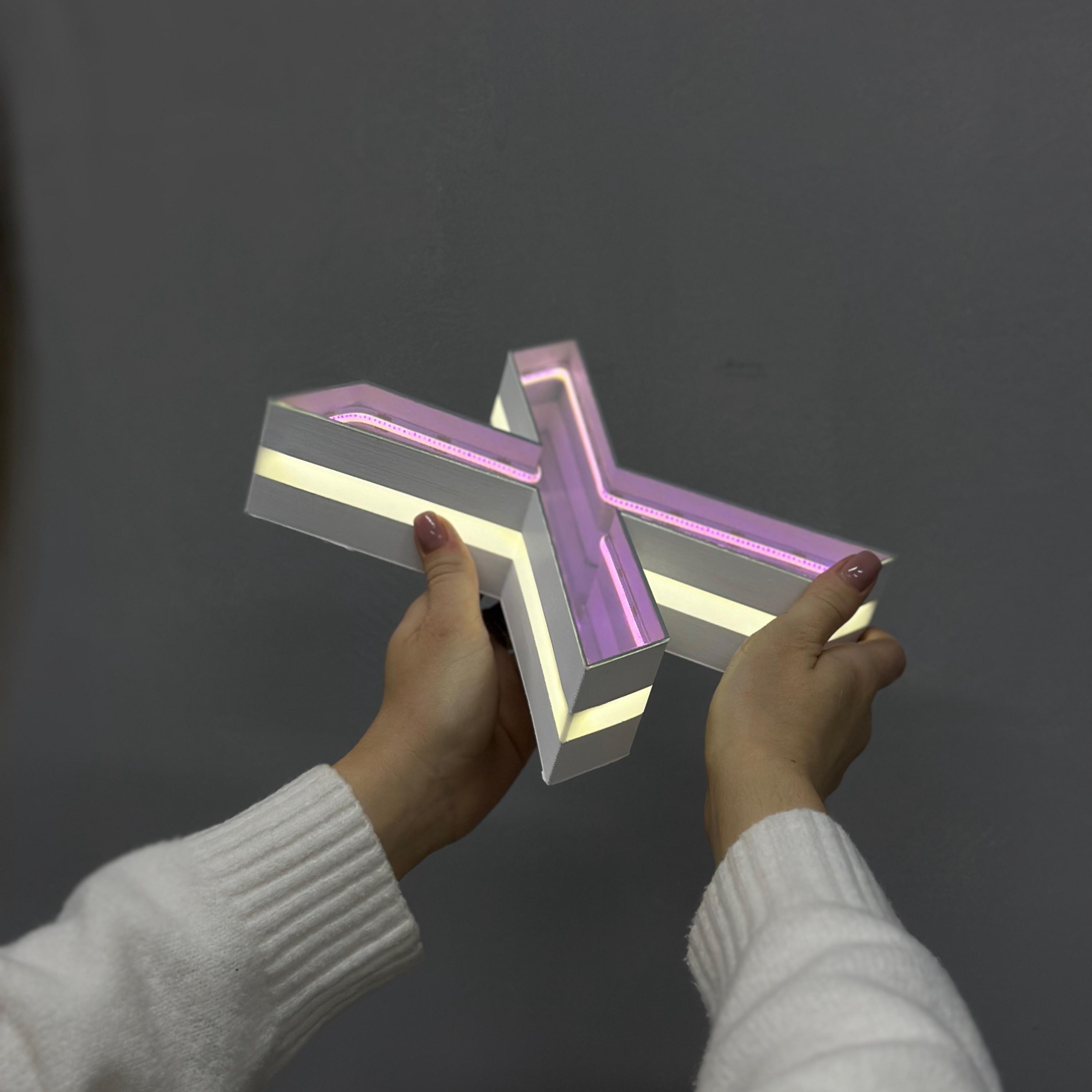 Custom 3D Letter Sign, LED Letter Light, Infinity Mirror Art, Custom ...