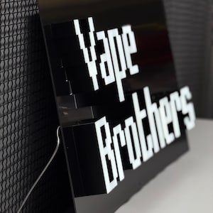 Kundenspezifisches Geschäft LED-Schild - Personalisierte Lightbox mit 3D-Buchstaben, Logo oder Text - Perfekte Hintergrundbeleuchtung für Geschäfte, Bars oder Büros