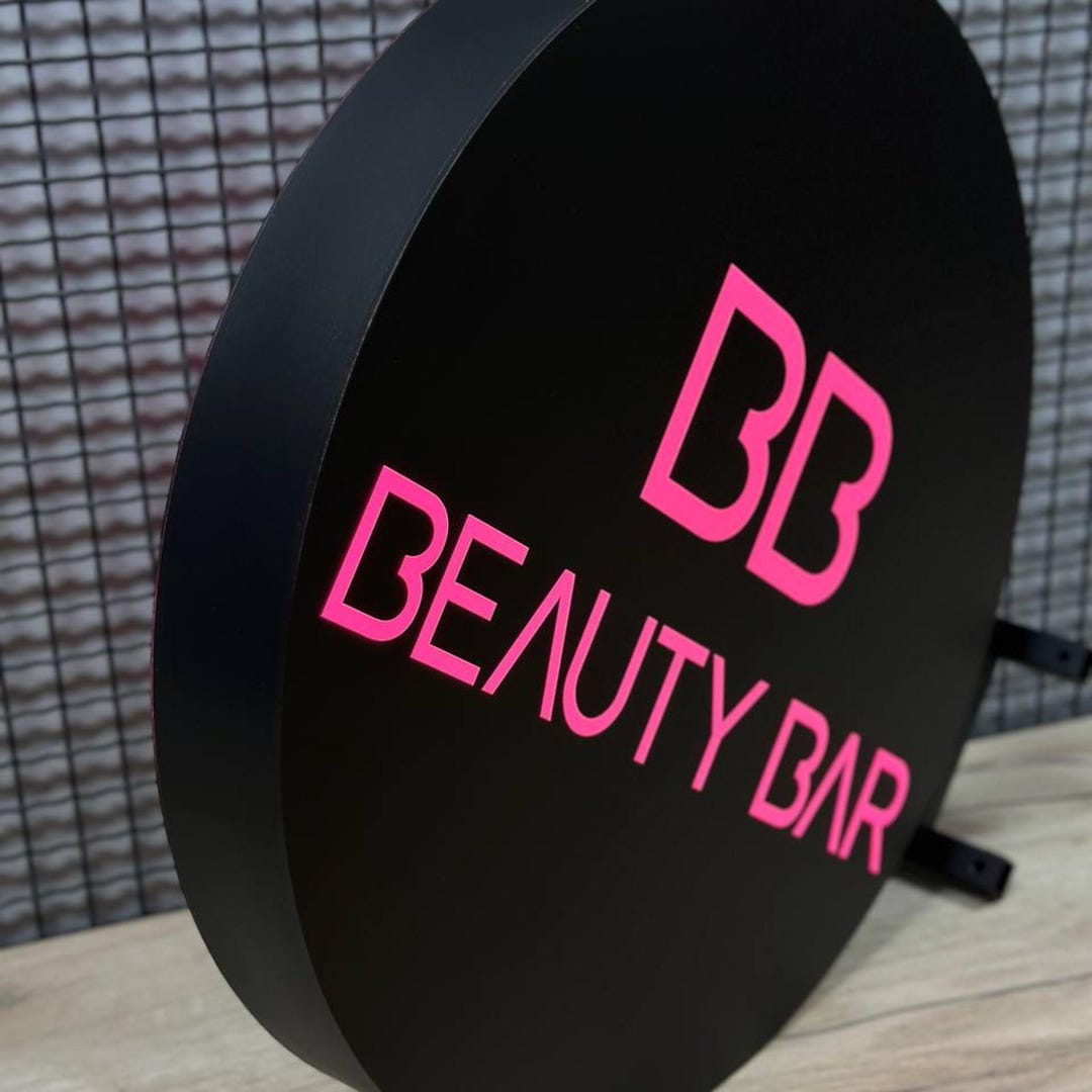 Raised Box Led Sign Round Light Box Store, Led Blade Sign, Double Sided Light Box Signage ...
