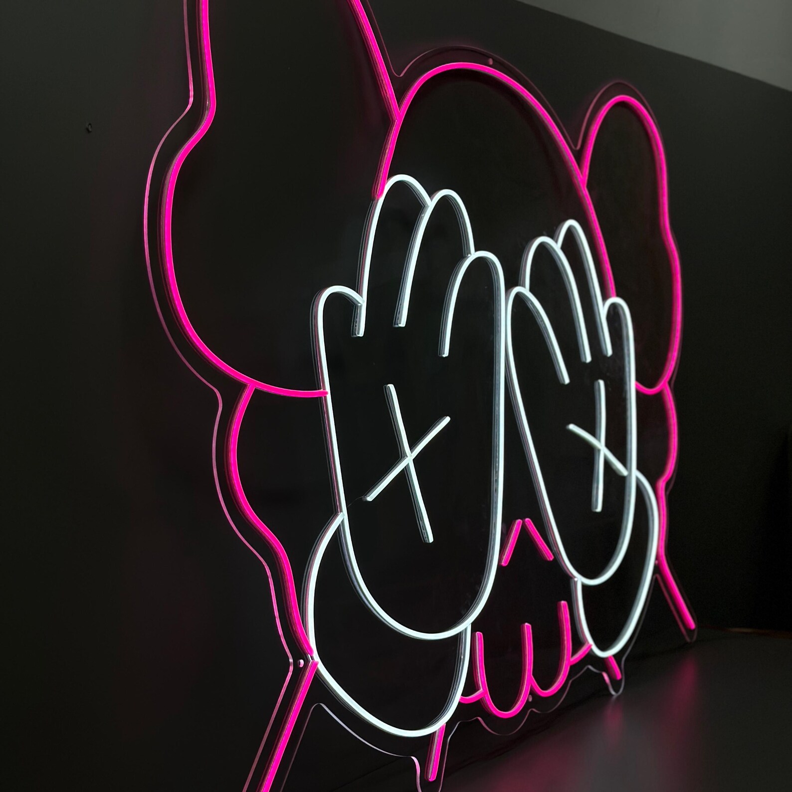 Kaws Led Neon Sign, Gamer Room Decor, Retro Led Neon, Handmade Gift ...