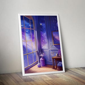 Celestial Room | Printable Spiritual Poster | Cosmic Poster | Mystic Art | Celestial Art Decor | Spiritual Wall Art | Spiritual Artwork