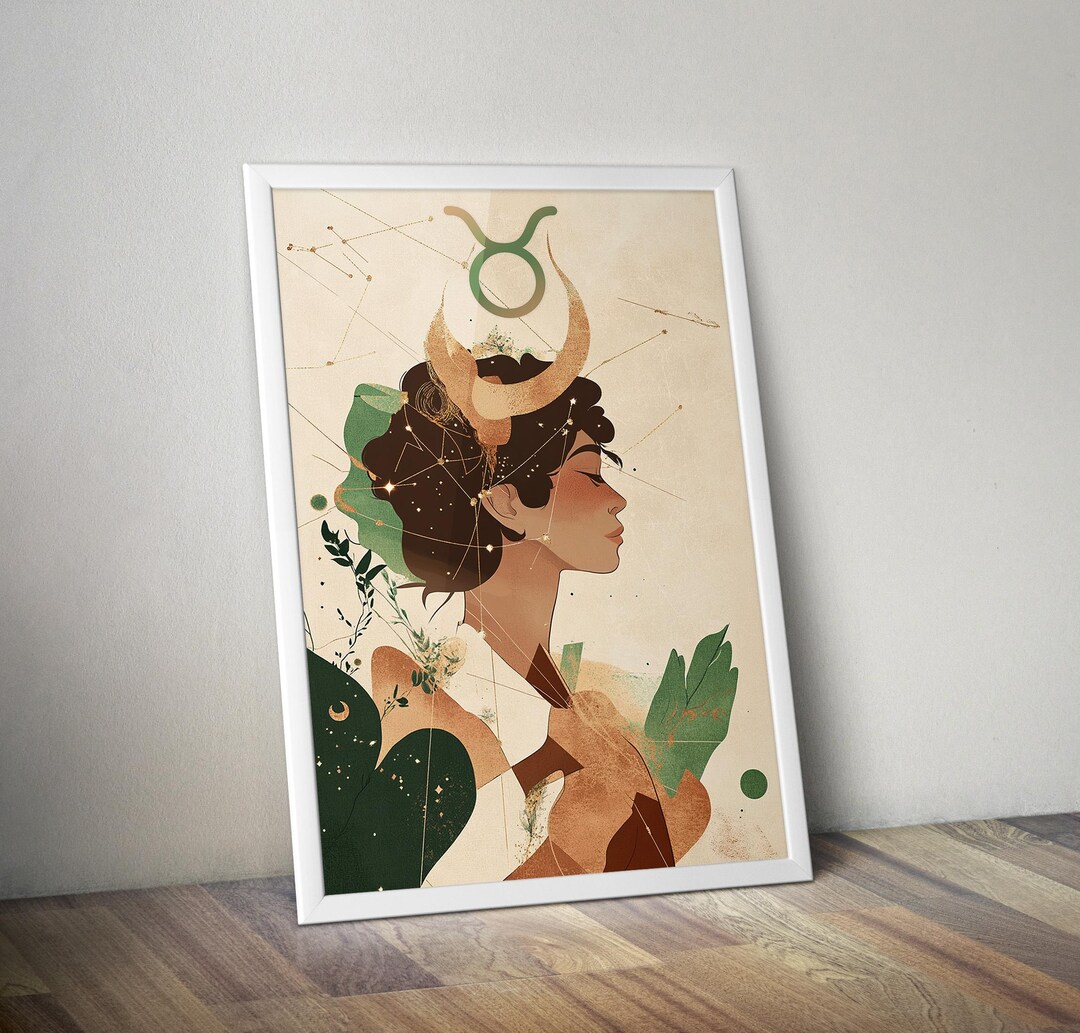 Earthly Essence of Taurus | Printable Spiritual Poster | Taurus Poster ...