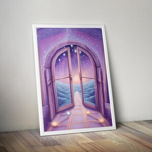 Celestial Room | Printable Spiritual Poster | Cosmic Poster | Mystic Art | Celestial Art Decor | Spiritual Wall Art | Spiritual Artwork