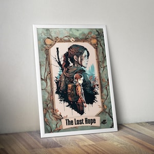 The Last of Us Poster | Tarot Poster | The Last of Us Print | Game Artwork | Game Poster | Video Game Print | The Last of Us Artwork