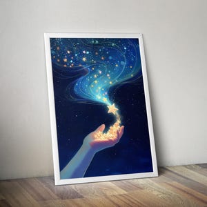Full of Stars | Printable Spiritual Poster | Cosmic Poster | Mystical Poster | Celestial Art | Spiritual Wall Art | Spiritual Posters