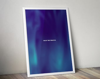 Trust The Process | Printable Spiritual Poster | Affirmation Poster | Meditation Print | Spiritual Wallart | Spiritual Artwork