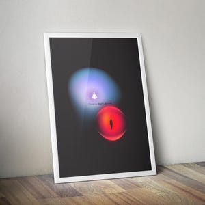 Mindful Distance | Printable Spiritual Poster | Cosmic Art | Mindfulness Print | Meditation Print | Spiritual Wall Art | Spiritual Artwork