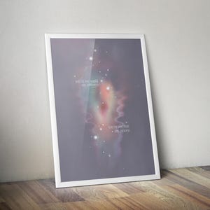 Stardust Love | Printable Spiritual Poster | Cosmic Poster | Mystic Art | Meditation Print | Spiritual Wall Art | Spiritual Artwork