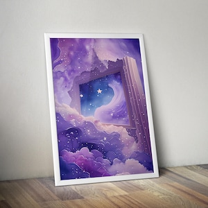 Celestial Room | Printable Spiritual Poster | Cosmic Poster | Mystic Art | Celestial Art Decor | Spiritual Wall Art | Spiritual Artwork