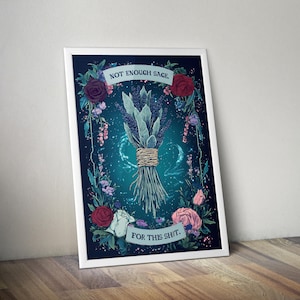 The Sage Tarot | Printable Spiritual Poster | Tarot Poster | Mystic Art | Spiritual Wall Art | Spiritual Artwork | Tarot Artwork