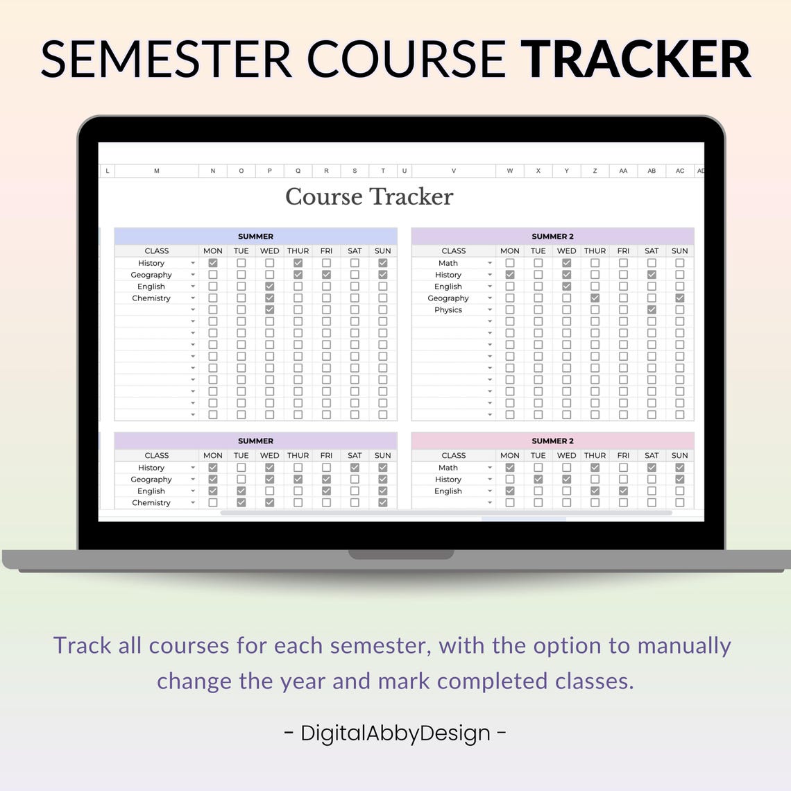 Student Academic Planner Spreadsheet, Student Planner Google Sheets ...