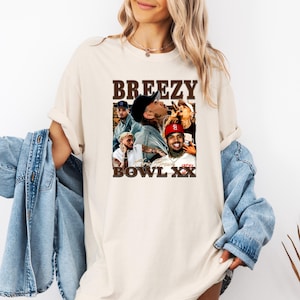 Chris Brown Breezy Bowl XX T-Shirt, Chris Brown Album Shirt, Chris Brown Fan Gift, Chris Brown Merch