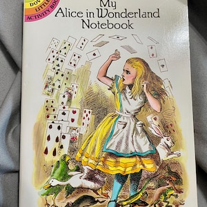 Alice in Wonderland Notebook - Etsy