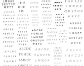 Alphabet svg Bundle, Letters Clipart, A-Z Letters Vector, Alphabet Decal, Alphabets Cut Files, Letters Silhouette.