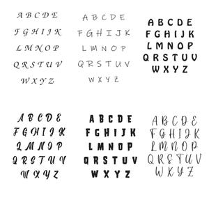 Alphabet svg Bundle, Letters Clipart, A-Z Letters Vector, Alphabet Decal, Alphabets Cut Files, Letters Silhouette.