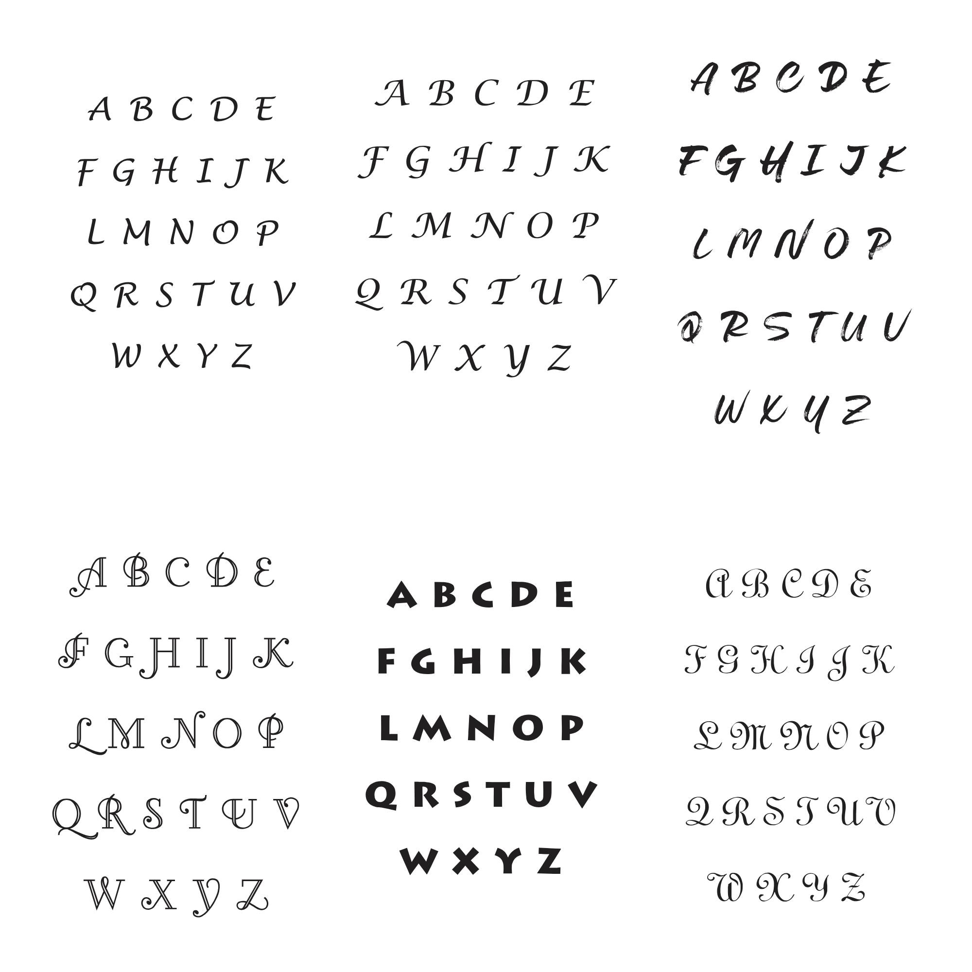 Alphabet Svg Bundle, Letters Clipart, A-Z Letters Vector, Alphabet ...
