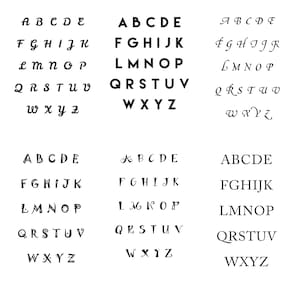 Alphabet svg Bundle, Letters Clipart, A-Z Letters Vector, Alphabet Decal, Alphabets Cut Files, Letters Silhouette.
