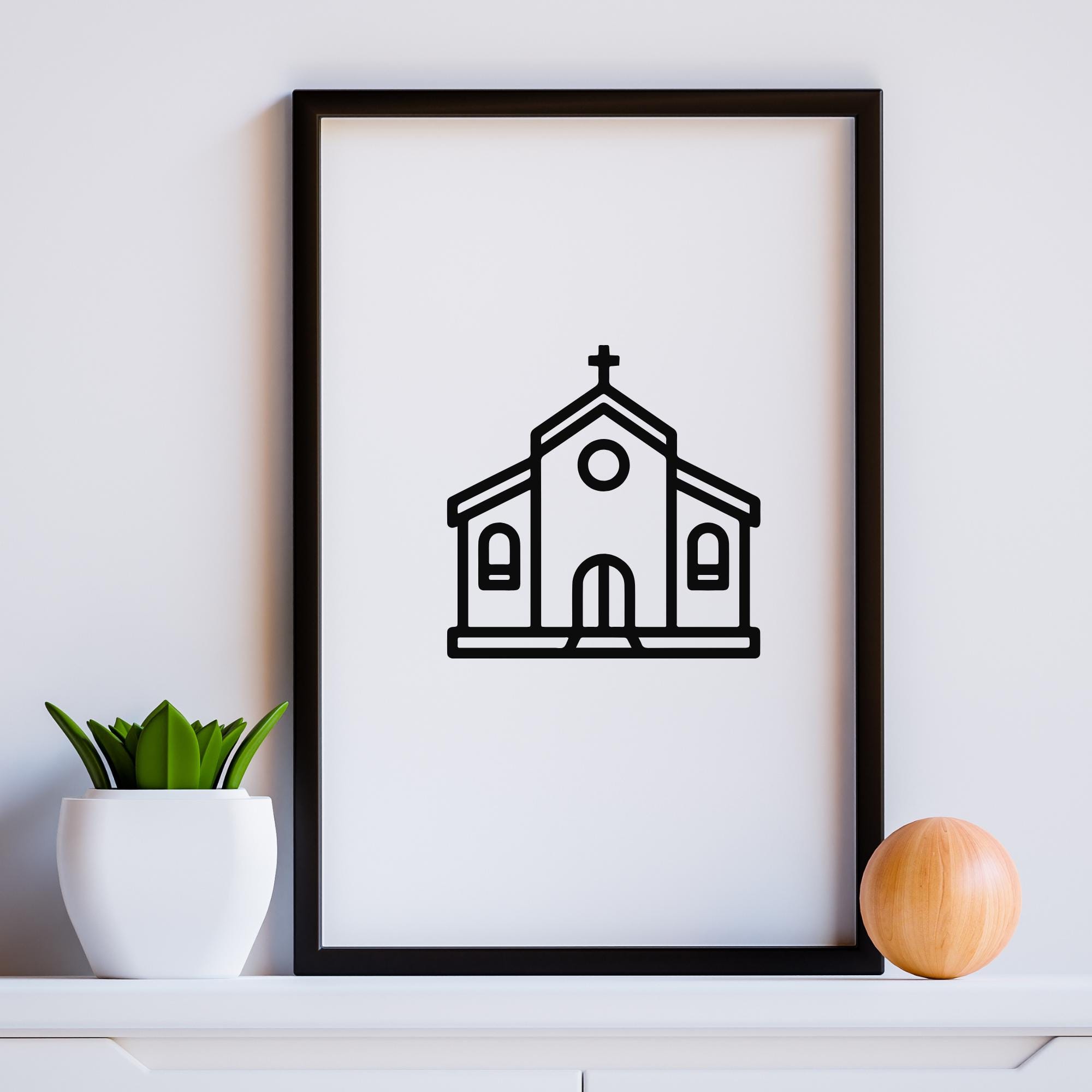 Church SVG Bundle | 16+ Church Clipart | Christian SVG | Faith Cross ...