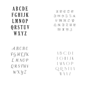 Alphabet svg Bundle, Letters Clipart, A-Z Letters Vector, Alphabet Decal, Alphabets Cut Files, Letters Silhouette.