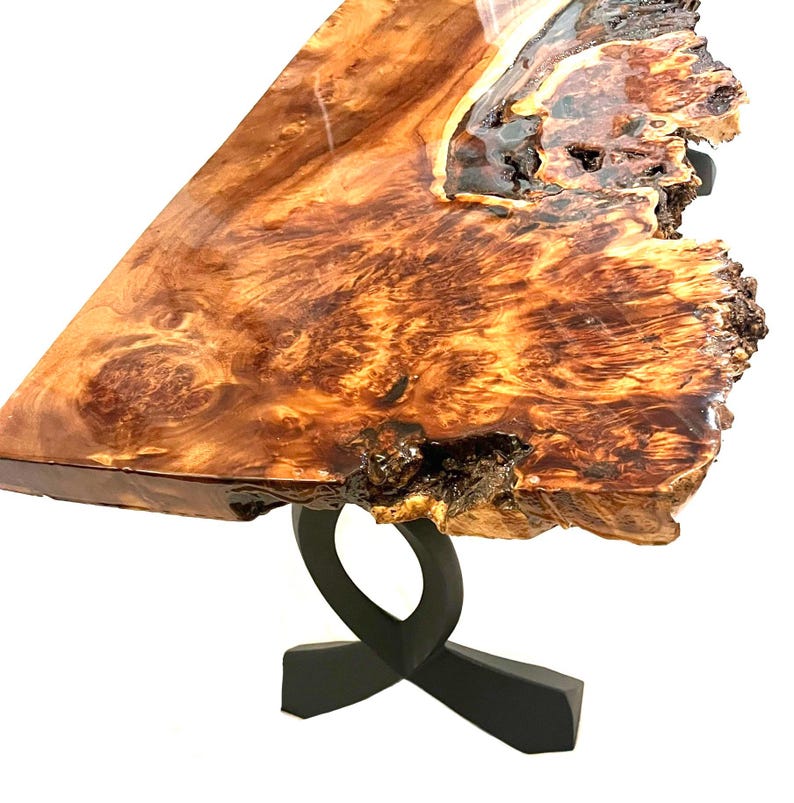 Mappa Burl Live Edge Entryway/display Table - Etsy