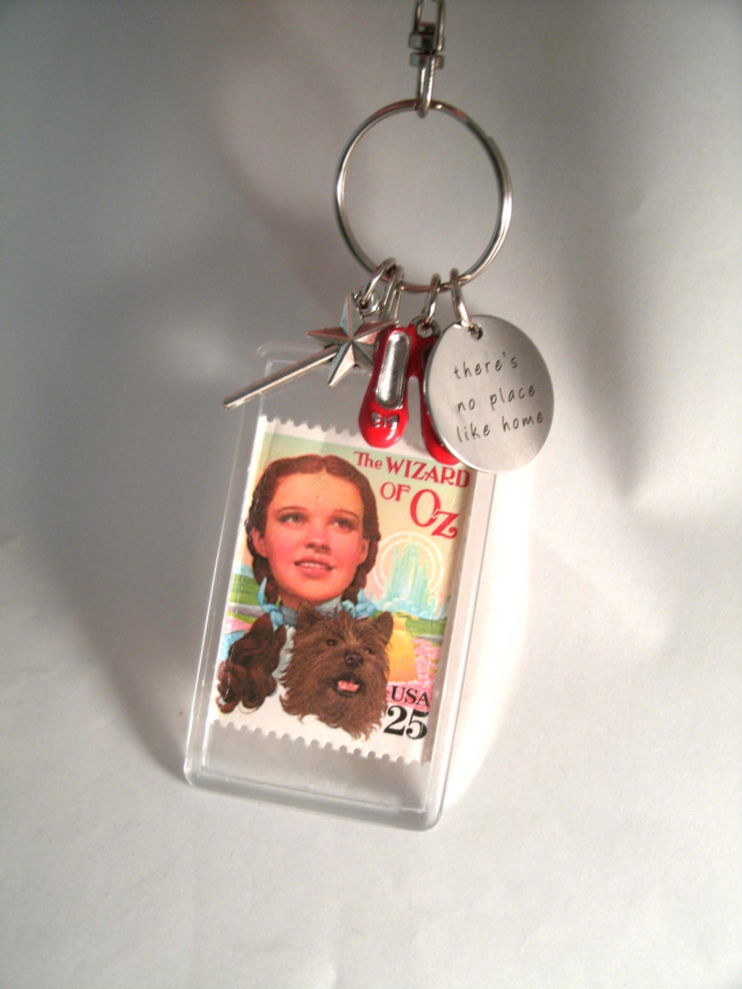 Wizard of Oz Vintage Unused Stamp Key Clip Chain From the 1990s Red ...