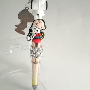 Beagle Dog beaded ink pen Cartoon dog style Hugs