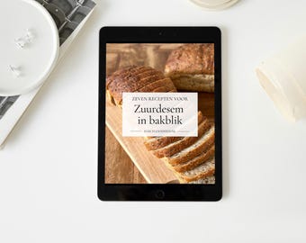 Nederlands E-Book: 7 Recepten voor Zuurdesem in Bakblik