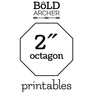 2 Inch Octagon EPP Template